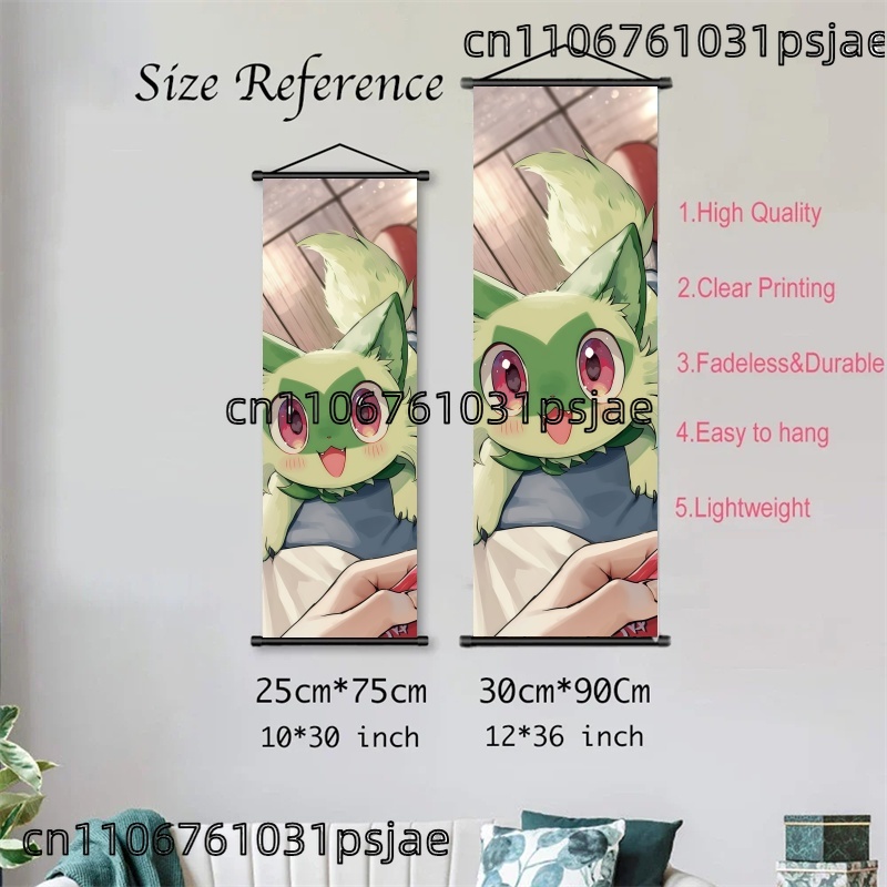 Sprigatito Scroll Art, Well -  - Art Craft Japan 评论和价格