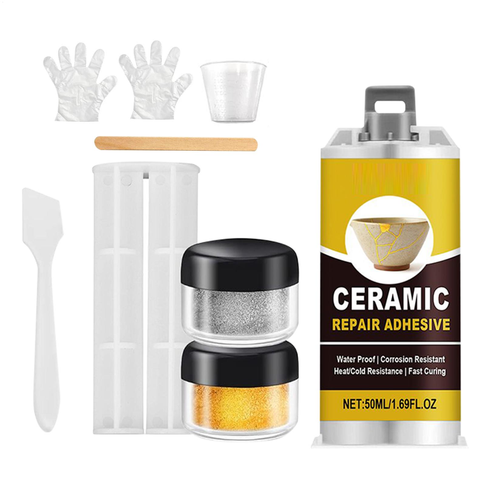 Kintsugi Repair Kit Gold Ceram - Art Craft Workshop 评论和价格