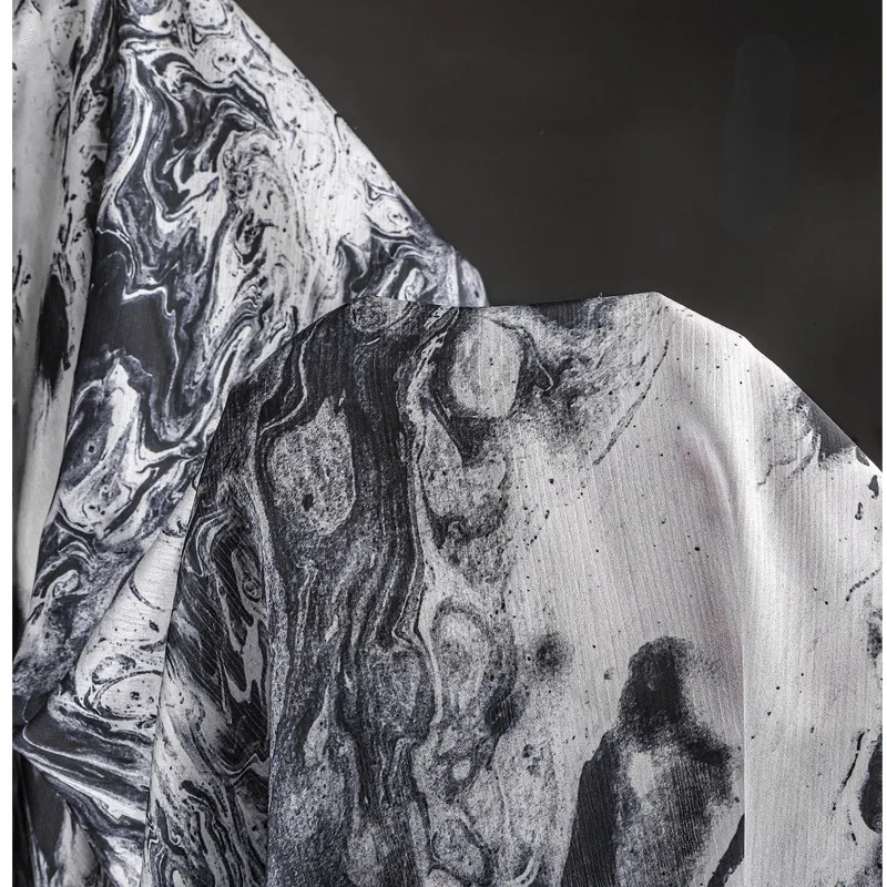 Black Chiffon Fabric Ink Paint - Silk Painting Dye 评论和价格