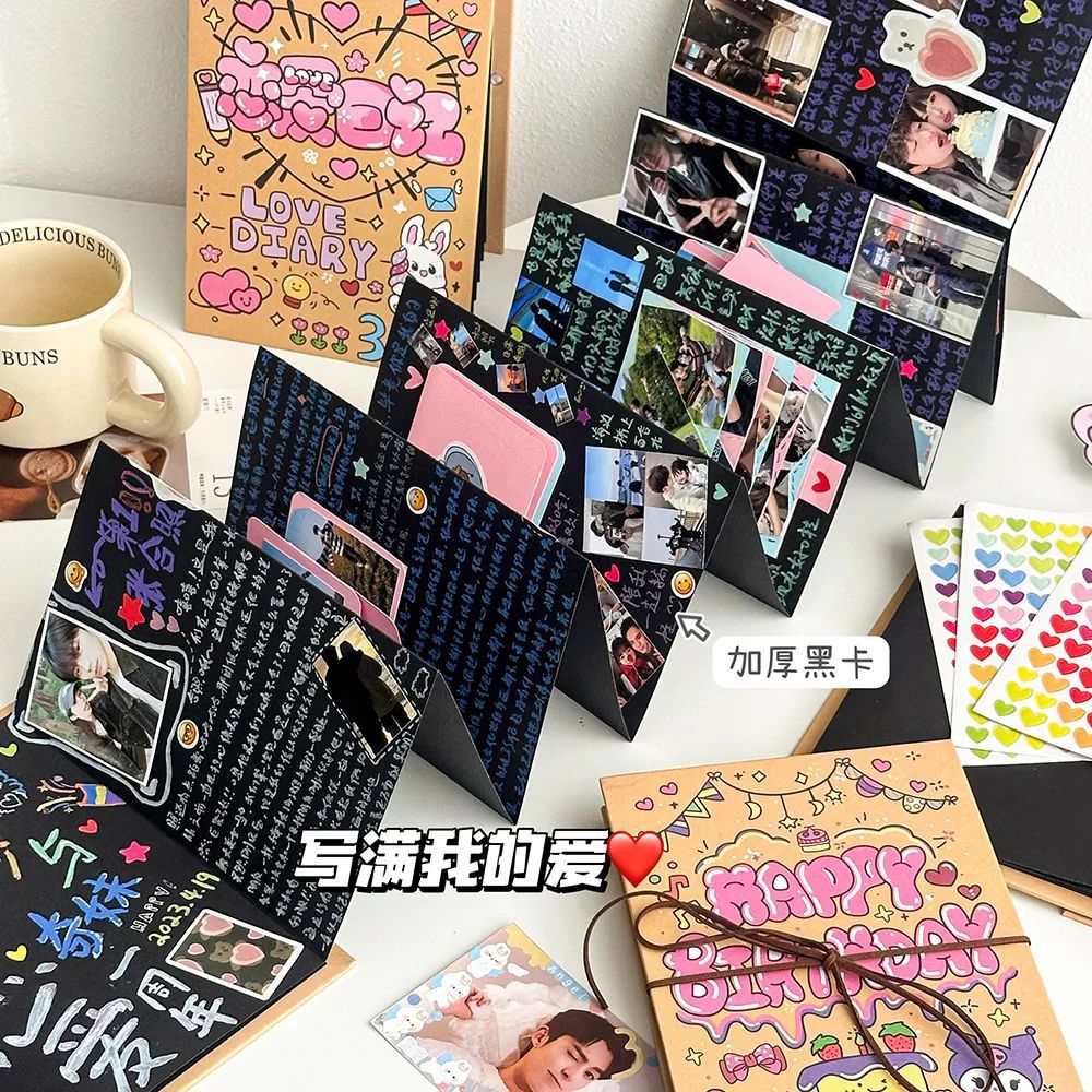 16 Sheets Folding DIY Photo Al - Art Craft Books 评论和价格