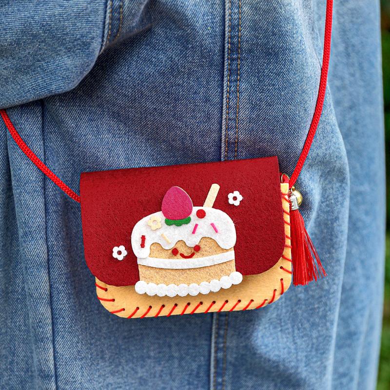 Cute Felt Felt Bag Making Kit  - Art Craft For Kindergarten 评论和价格
