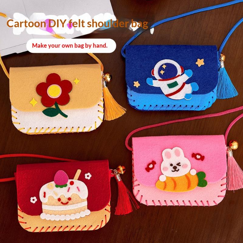 Cute Felt Felt Bag Making Kit  - Art Craft For Kindergarten 评论和价格