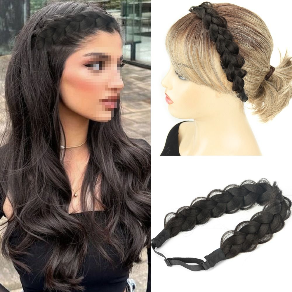 Adjustable Braided Hair Headba - Art And Craft Hair 评论和价格