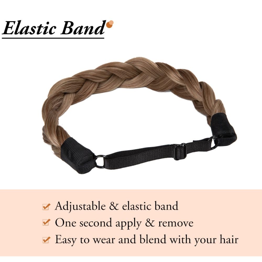 Adjustable Braided Hair Headba - Art And Craft Hair 评论和价格