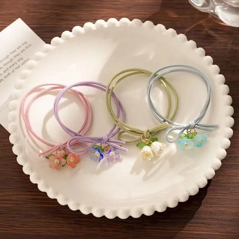 4 Pieces of Bell orchid Headba - Art And Craft Hair 评论和价格