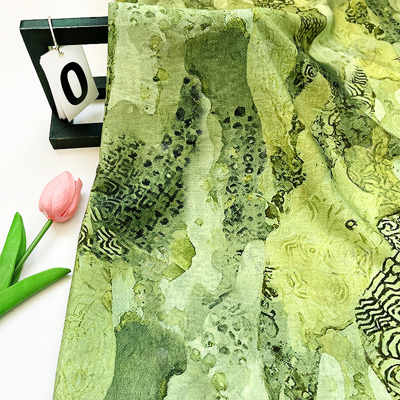 Green ink dyeing oil painting  - Silk Painting Dye 评论和价格