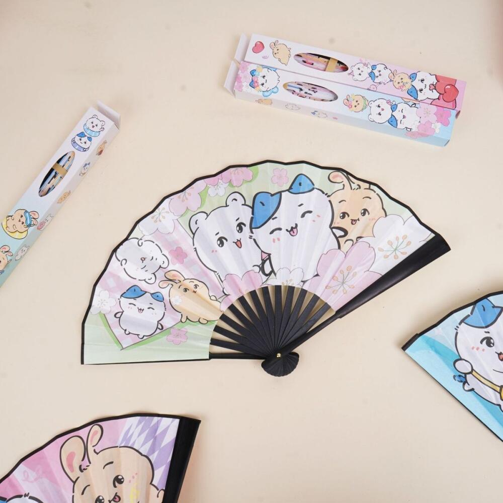 Kawaii Folding Fan Chiikawa Su - Art Craft Japan 评论和价格