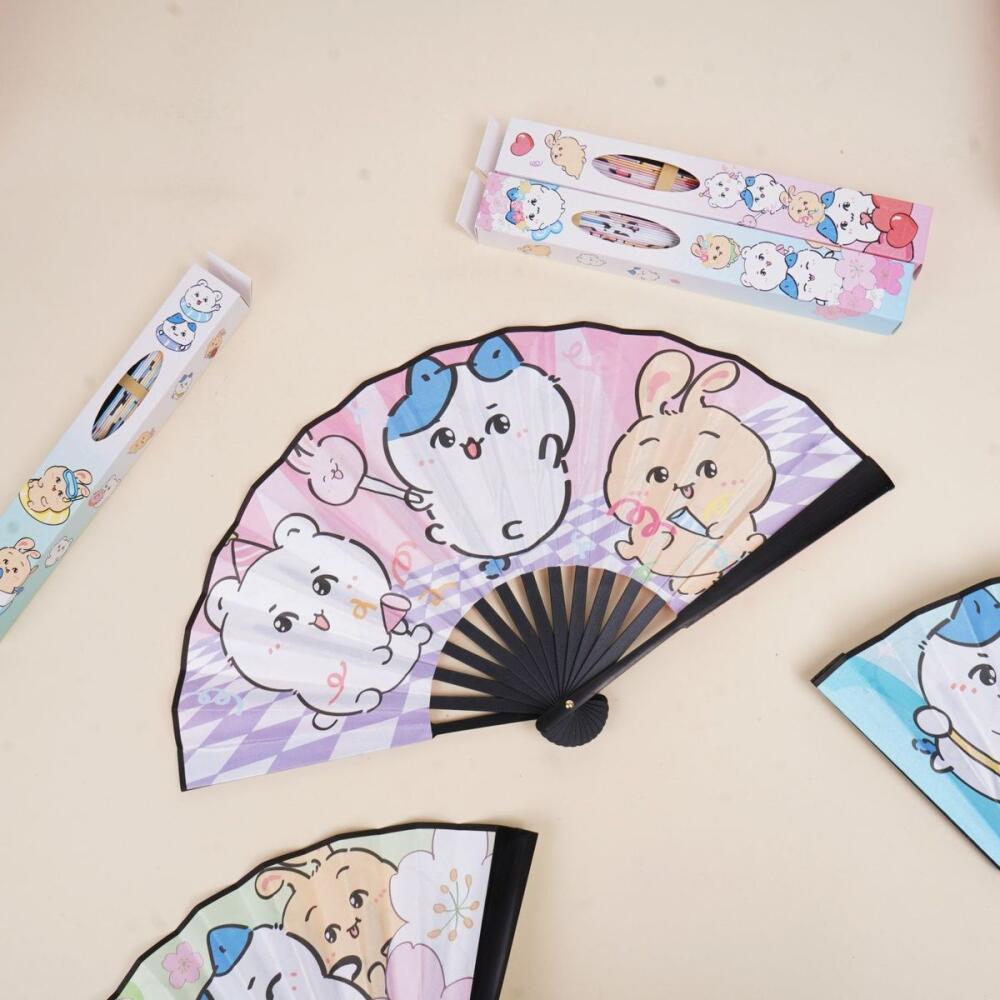 Kawaii Folding Fan Chiikawa Su - Art Craft Japan 评论和价格