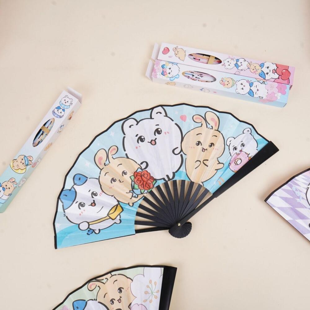 Kawaii Folding Fan Chiikawa Su - Art Craft Japan 评论和价格