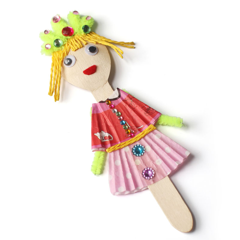 20PCS/LOT.Wood spoon arts and  - Art Craft For Kindergarten 评论和价格