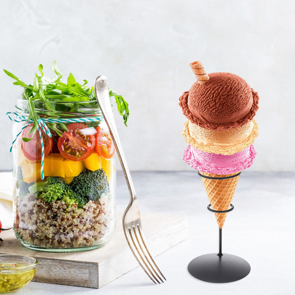 4Pcs Tabletop Ice Cream Stand  - Art Craft Ice Cream 评论和价格