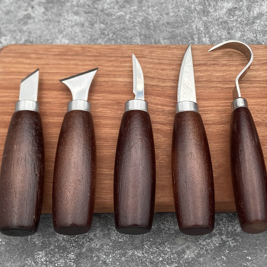 5pc Wood Carving Tools Set Oak - Art Craft Knife 评论和价格