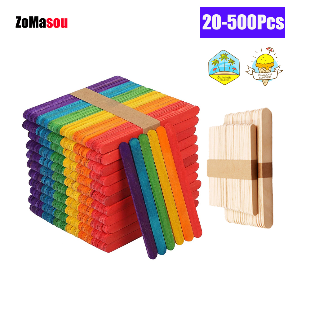 20/100/500Pcs Ice Cream Popsic - Art Craft Ice Cream 评论和价格