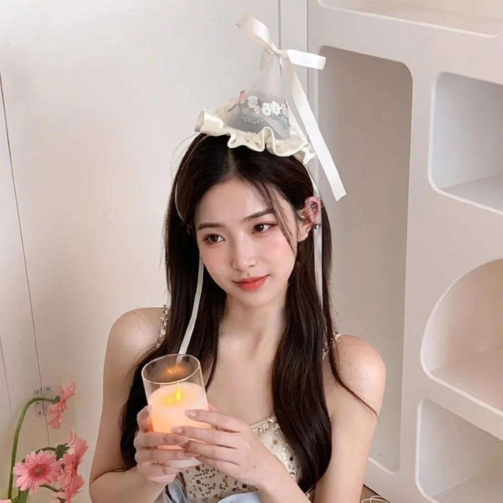 Cute Style Embroidery Mesh Bir - Art And Craft Hair 评论和价格