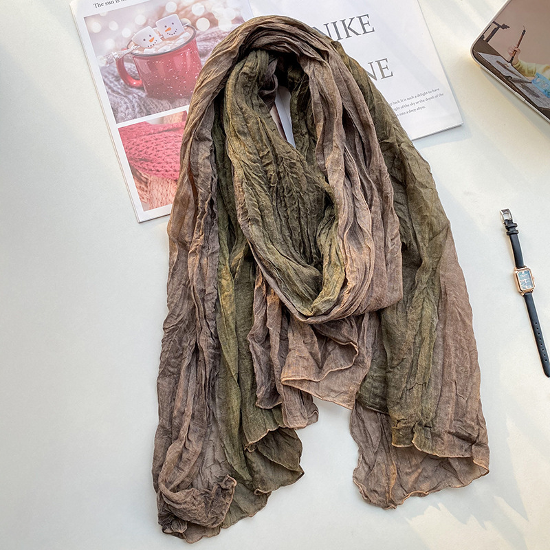 VREOVOR Retro Ethnic Style Sca - Silk Painting Dye 评论和价格