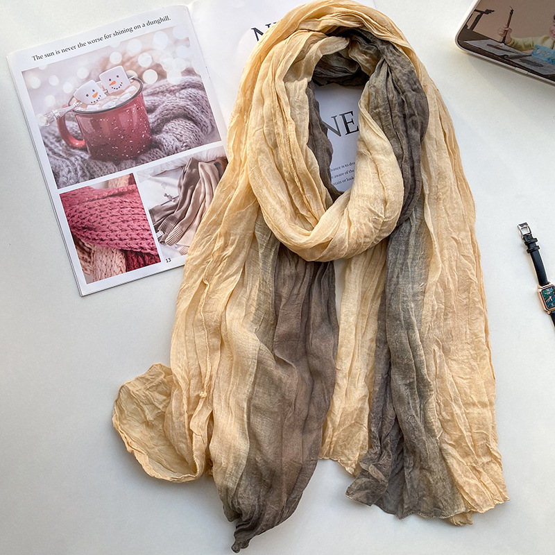 VREOVOR Retro Ethnic Style Sca - Silk Painting Dye 评论和价格
