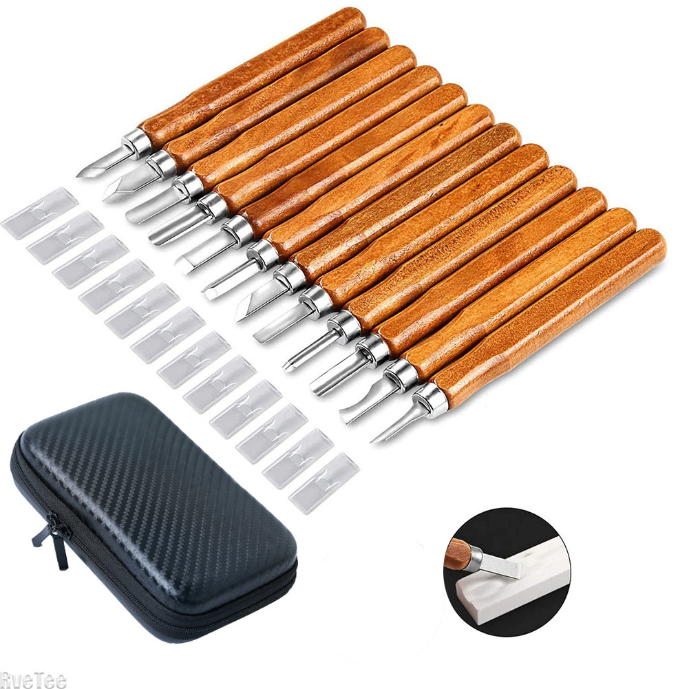 12Pcs SK2 Woodworking Carving  - Art Craft Knife 评论和价格