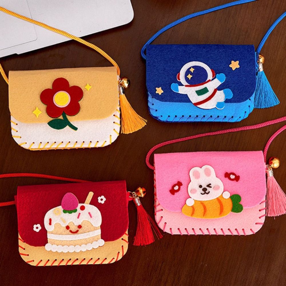 Cute Felt Felt Bag Making Kit  - Art Craft For Kindergarten 评论和价格