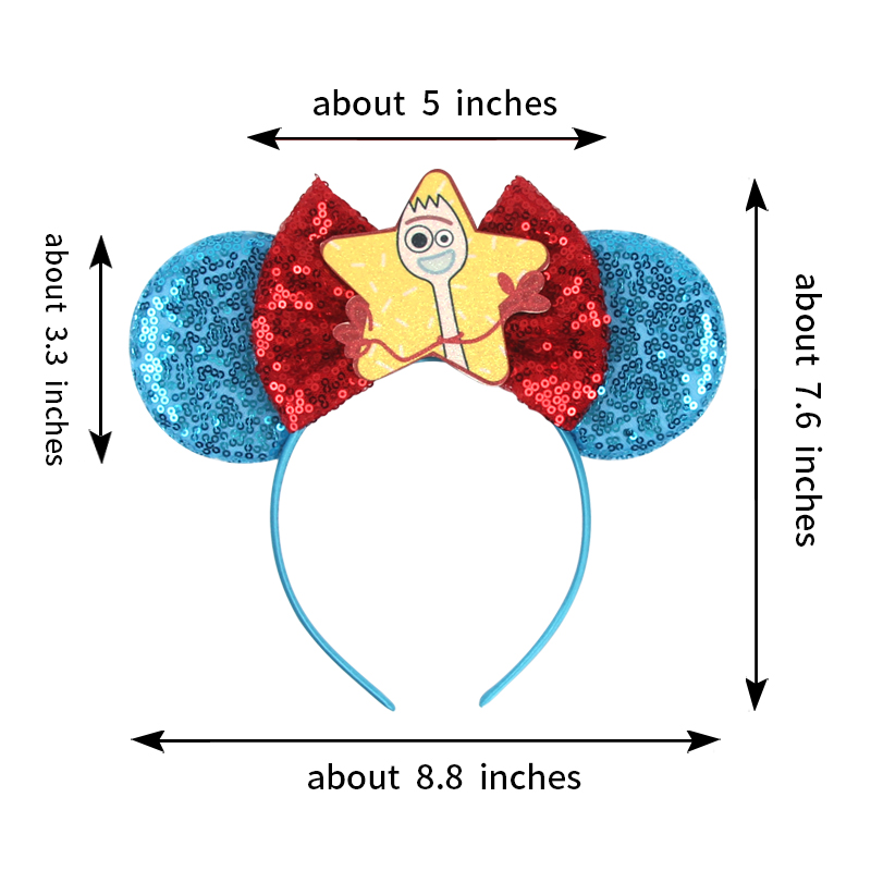 New Cute Disney Mouse Ears Hea - Art And Craft Hair 评论和价格