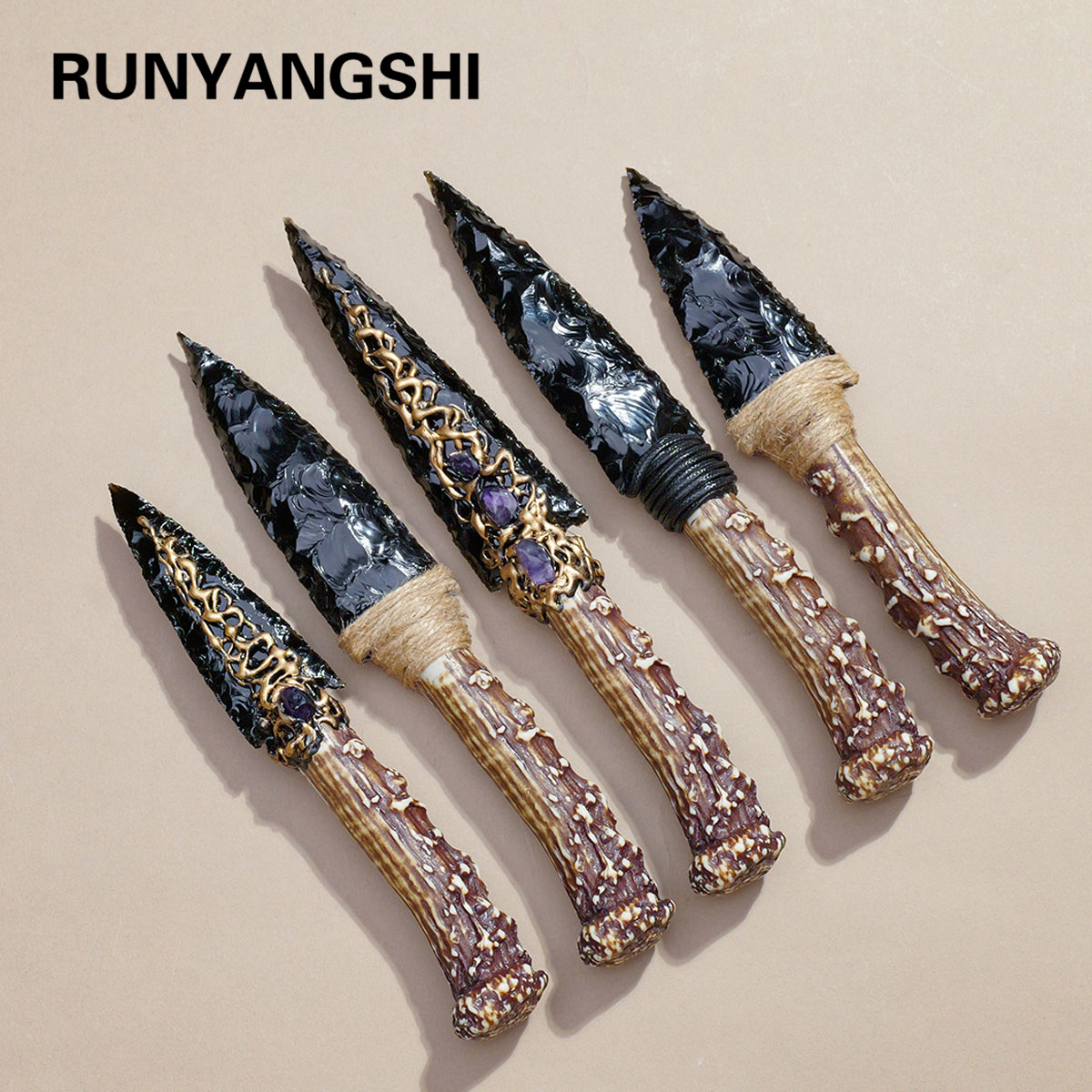 1PC Crystal Obsidian model | N - Art Craft Knife 评论和价格